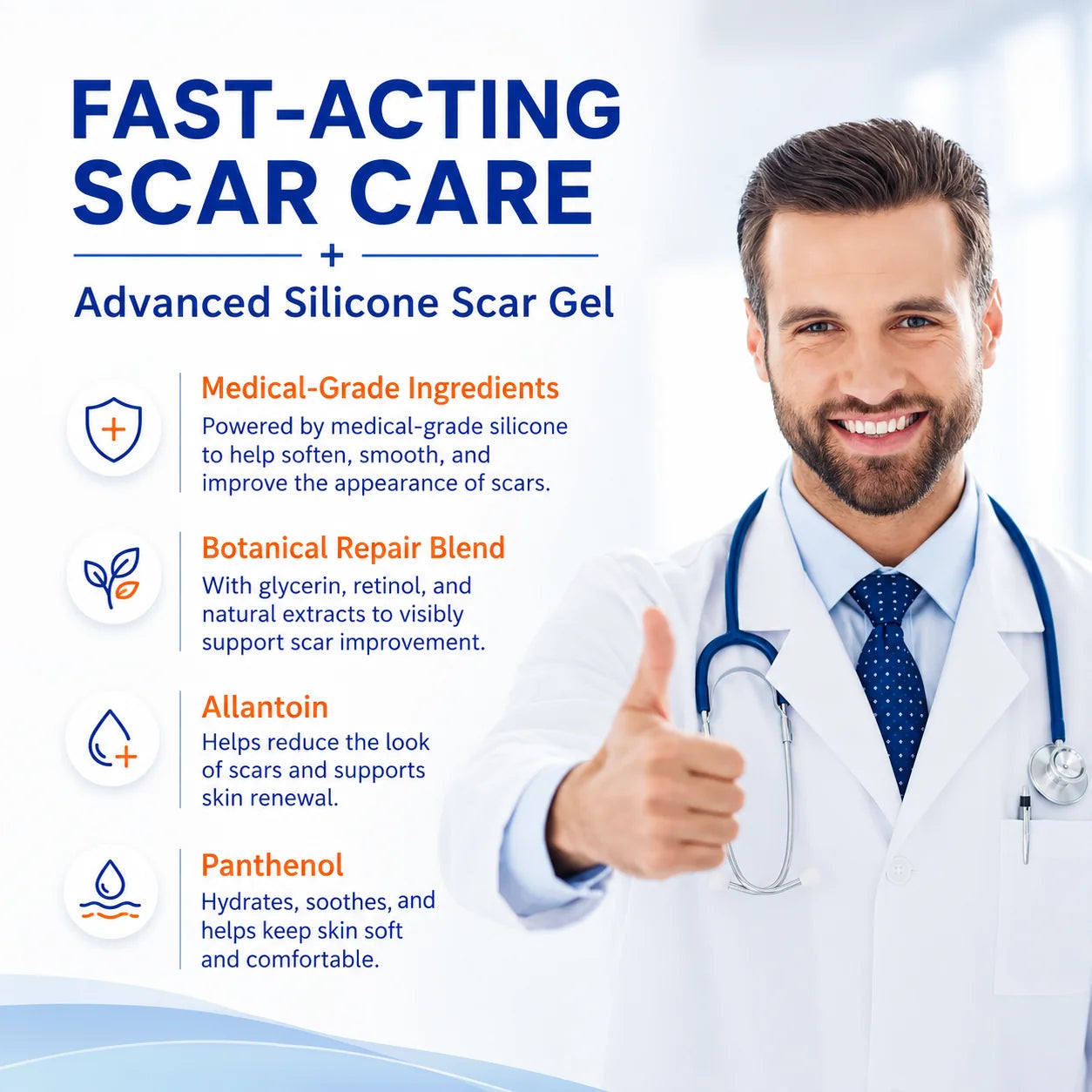 Advanced silicone Scar & Wrinkle Smoothing Gel🩹